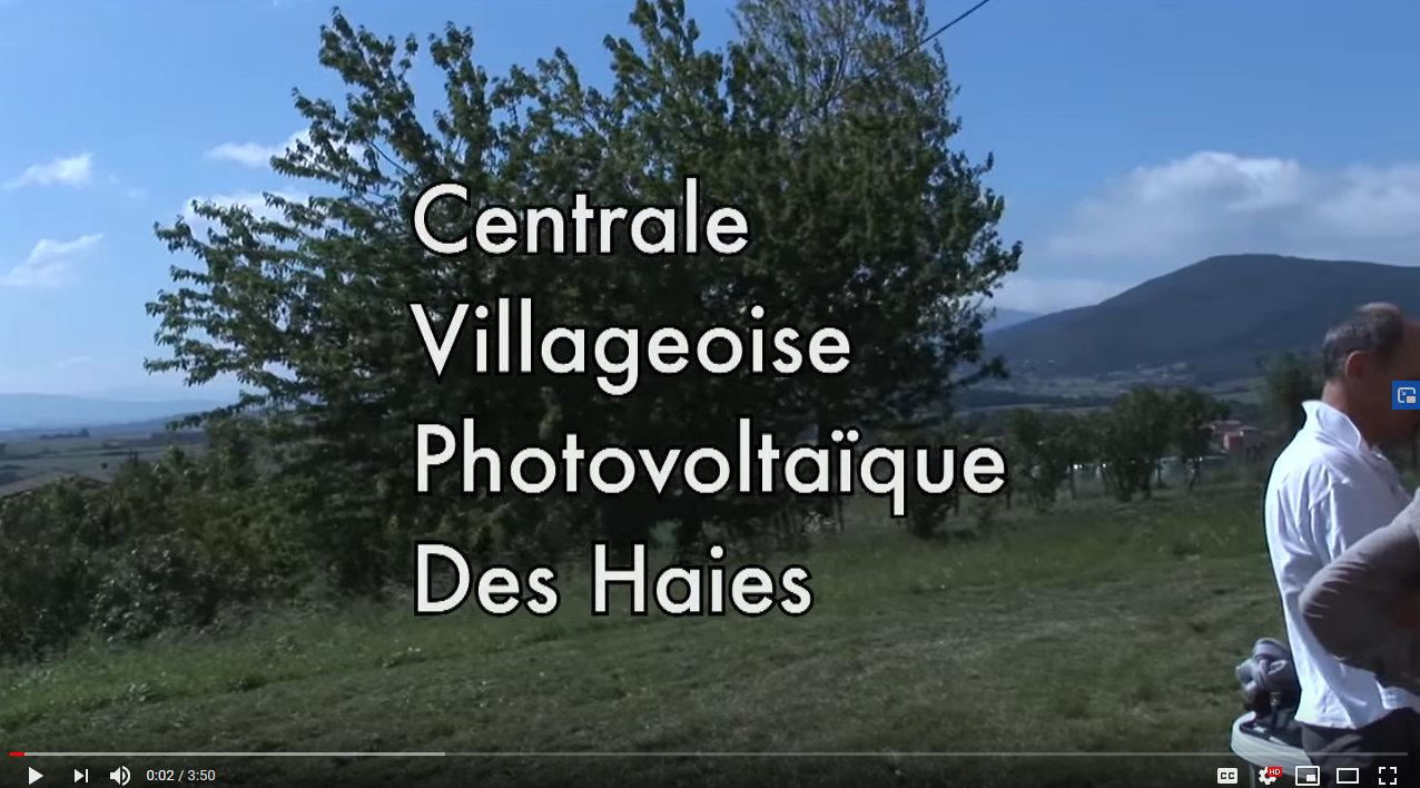 Vidéo Centrales Villageoises Régiond de Condrieu
