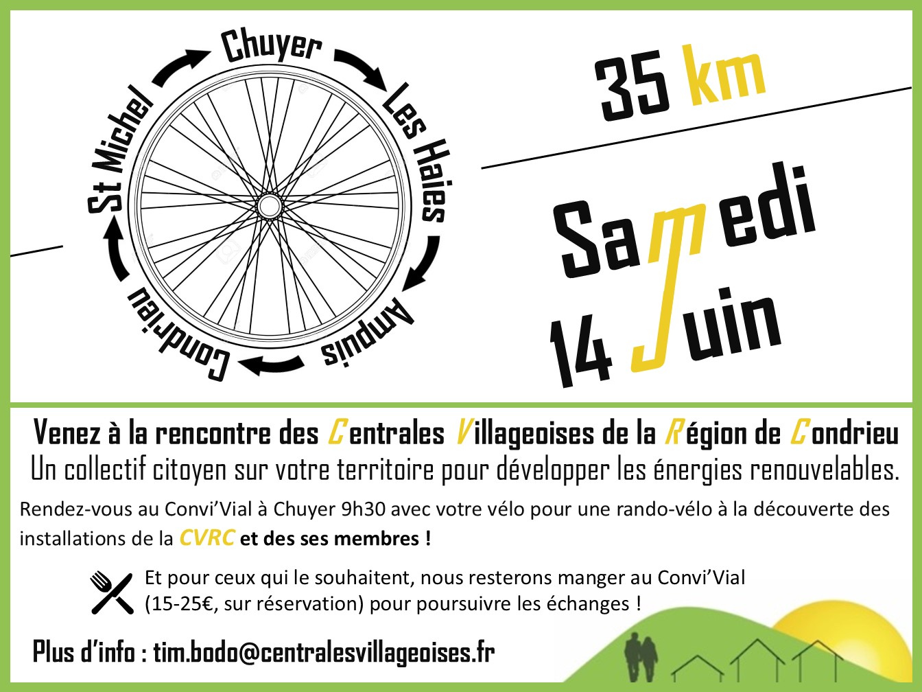 Réussite pour la CYCLO-RANDO du 14 JUIN 2025 et la découverte des installations CVRC